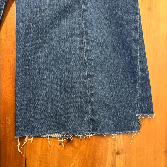 Madewell Cali Demi Boot jeans raw hem size 30 NWOT - Picture 5 of 5